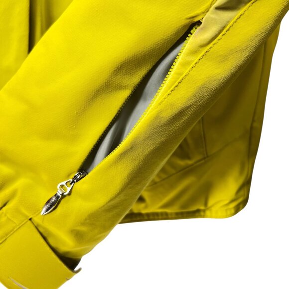 Descente Womens Hi-Viz Yellow Ski Jacket Coat 6 Hood Titan Thermo D1-9622 Snow - Picture 9 of 16